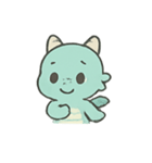 ちびグリーンドラゴン 表情パレード（個別スタンプ：16）