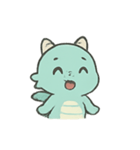 ちびグリーンドラゴン 表情パレード（個別スタンプ：17）