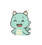 ちびグリーンドラゴン 表情パレード（個別スタンプ：18）