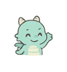 ちびグリーンドラゴン 表情パレード（個別スタンプ：20）