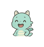 ちびグリーンドラゴン 表情パレード（個別スタンプ：22）