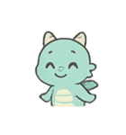 ちびグリーンドラゴン 表情パレード（個別スタンプ：23）
