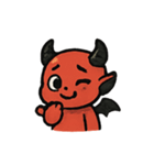 ちび悪魔ヘルキューティー（個別スタンプ：24）