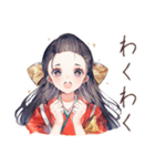 大正女学生の夏夜ロマン♡（個別スタンプ：29）