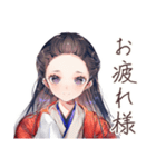 大正女学生の夏夜ロマン♡（個別スタンプ：31）