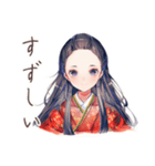 大正女学生の夏夜ロマン♡（個別スタンプ：36）