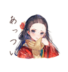 大正女学生の夏夜ロマン♡（個別スタンプ：38）