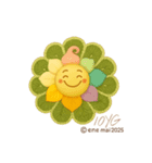 気分で使い分けできる花ぽよちゃん②PCCS（個別スタンプ：2）