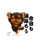 可愛い ヨークシャテリアのスタンプ（個別スタンプ：2）