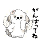 シーズー犬 2025 「天使ちゃん」（個別スタンプ：17）