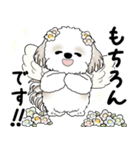 シーズー犬 2025 「天使ちゃん」（個別スタンプ：23）