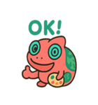 おいらはカメレオン（個別スタンプ：9）