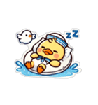 船乗りなアヒルの子（個別スタンプ：1）