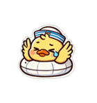 船乗りなアヒルの子（個別スタンプ：3）
