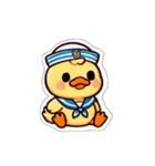 船乗りなアヒルの子（個別スタンプ：6）