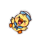 船乗りなアヒルの子（個別スタンプ：7）