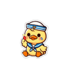 船乗りなアヒルの子（個別スタンプ：8）