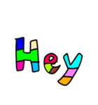 カラフル一言(英語編)（個別スタンプ：17）