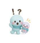 タコくんとぬいぐるみ リアクション編（個別スタンプ：3）