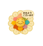 毎日によりそう＊花ぽよスタンプ（個別スタンプ：1）