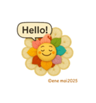 毎日によりそう＊花ぽよちゃん（個別スタンプ：2）