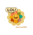 毎日によりそう＊花ぽよちゃん（個別スタンプ：4）