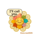 毎日によりそう＊花ぽよちゃん（個別スタンプ：7）