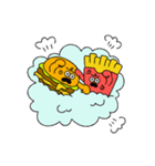 ジャンクフードが怒ってる！（個別スタンプ：14）