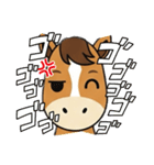 可愛いウマスタンプ 午年専用（個別スタンプ：6）
