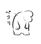 うさぎの造形した何か（個別スタンプ：5）