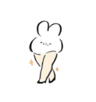 うさぎの造形した何か（個別スタンプ：12）
