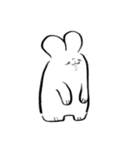 うさぎの造形した何か（個別スタンプ：35）