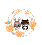SうさぎとTぱんだ（個別スタンプ：3）
