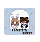SうさぎとTぱんだ（個別スタンプ：6）