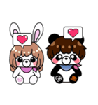 SうさぎとTぱんだ（個別スタンプ：13）