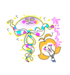 ぐじらこさんのハルハル(クラゲver.)（個別スタンプ：14）