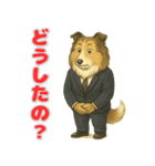 ラフ・コリーの喜怒哀楽スタンプ（個別スタンプ：4）