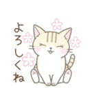 気持ちを伝える☆トラ猫さん（個別スタンプ：33）