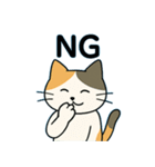 毎日の猫リアクション – かわいくて面白い（個別スタンプ：4）