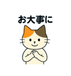 毎日の猫リアクション – かわいくて面白い（個別スタンプ：32）