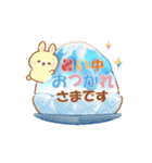 うさくまカフェ☕夏を感じる納涼スタンプ（個別スタンプ：35）