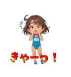 夏のキラキラスタンプ（個別スタンプ：15）