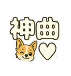 見やすいでか文字★チワワの推し活（個別スタンプ：7）