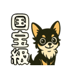 見やすいでか文字★チワワの推し活（個別スタンプ：23）