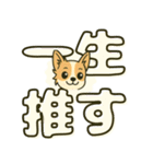 見やすいでか文字★チワワの推し活（個別スタンプ：24）