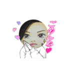 きれいなおねえさんスタンプ（個別スタンプ：3）