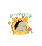 笑顔のすてきなおねえさん（個別スタンプ：1）