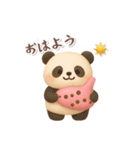 オカリナ大好き✨パンダちゃん（個別スタンプ：3）