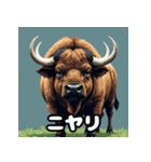 トゲトゲバッファロー（個別スタンプ：19）