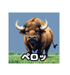 トゲトゲバッファロー（個別スタンプ：26）